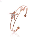 Niedliche Rose Gold Seestern Manschette Ozean Armreif